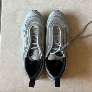 Nike Air Max chrome and silver shoes